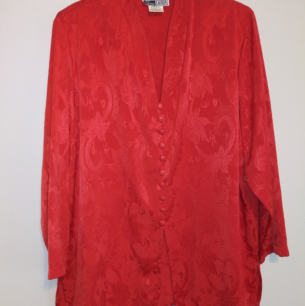 Dena Lauren dressy red pants set